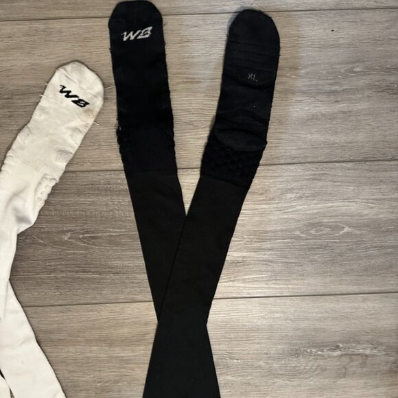 WeBall Extra Long Padded Scrunch Socks Black XL - Picture 1 of 1